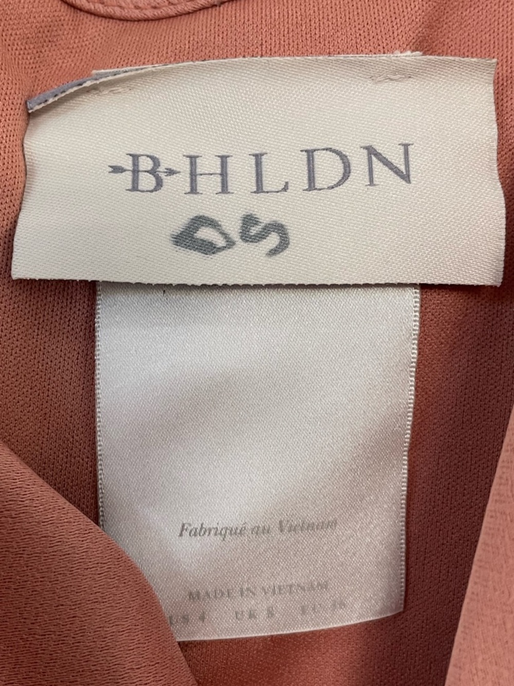 BHLDN Cali Satin Charmeuse Slip Dress Sedona Midi Cowl Neck Wedding Guest Size 4 - Picture 9 of 11